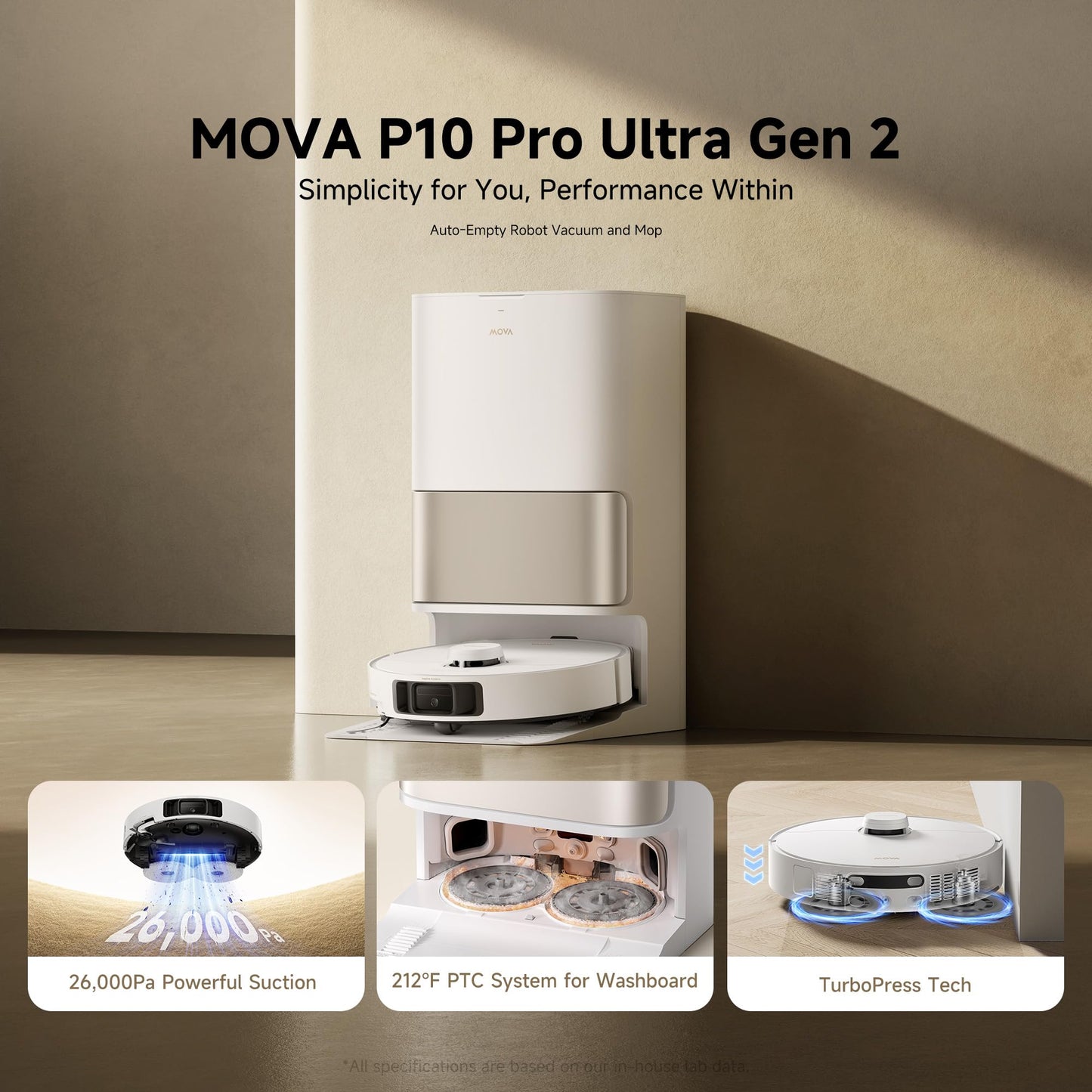 MOVA 2026 New P10 Pro Ultra Gen 2 Robot Vacuum and Mop with 26000Pa Suction 🍁 All In One Marketplace Canada MOVA