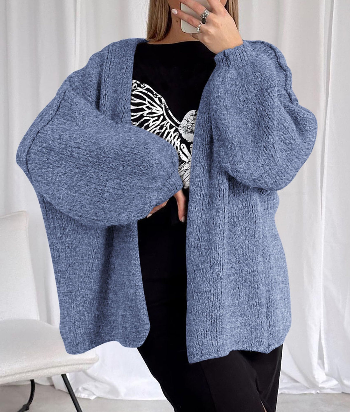 PRETTYGARDEN Womens Open Front Oversized Cardigan Sweaters 🍁 All In One Marketplace Canada