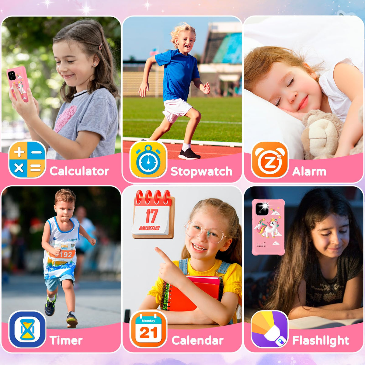 Kids' Toy Phone for Boys Girls Toddlers Baby Childrens 3-8 Years Old 🍁 All In One Marketplace Canada
