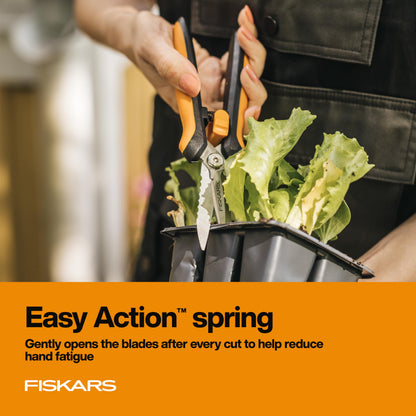 Fiskars Pruning Shears for Gardening, Multipurpose 8" Garden Shears with Sheath and SoftGrip Handle, Great for Cutting Nursery Pots, Bags, and Wire 🍁 All In One Marketplace Canada