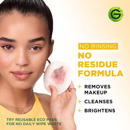 Garnier Micellar Cleansing Water, All-in-One Makeup Remover & Face Cleanser With Vitamin C, Hypoallergenic, All Skin Types Even Sensitive Skin, 400 ml