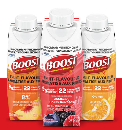 Boost Fruit Flavoured Drink Variety Pack, 237ml, 24 count - Available at All In One Marketplace Canada