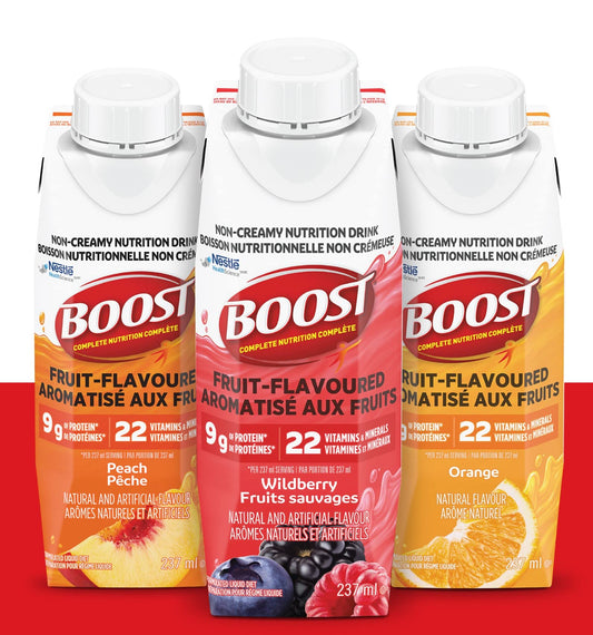 Boost Fruit Flavoured Drink Variety Pack, 237ml, 24 count - Available at All In One Marketplace Canada
