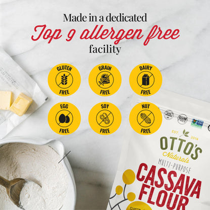Otto's Naturals Cassava Flour Made from Yuca Root 100% Natural, 907g