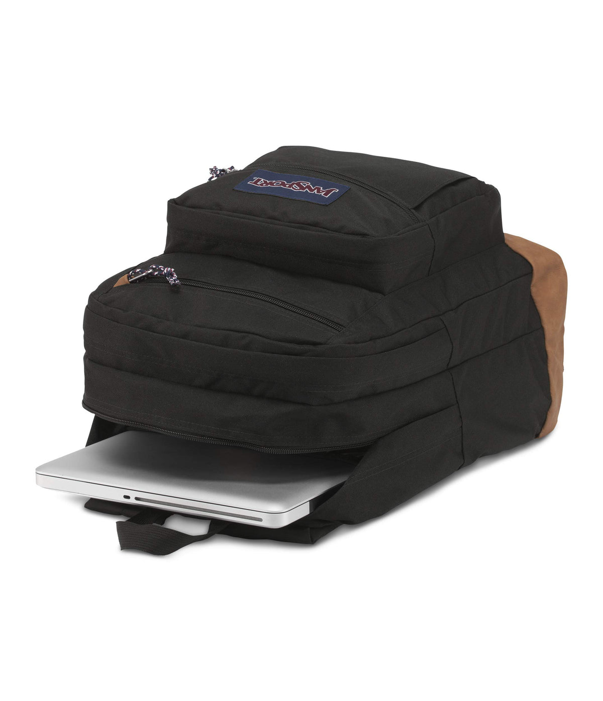 JanSport Cool Backpack with 38.1cm Laptop Sleeve, Large Computer Bag Rucksack with 2 Compartments, Ergonomic Straps, Black