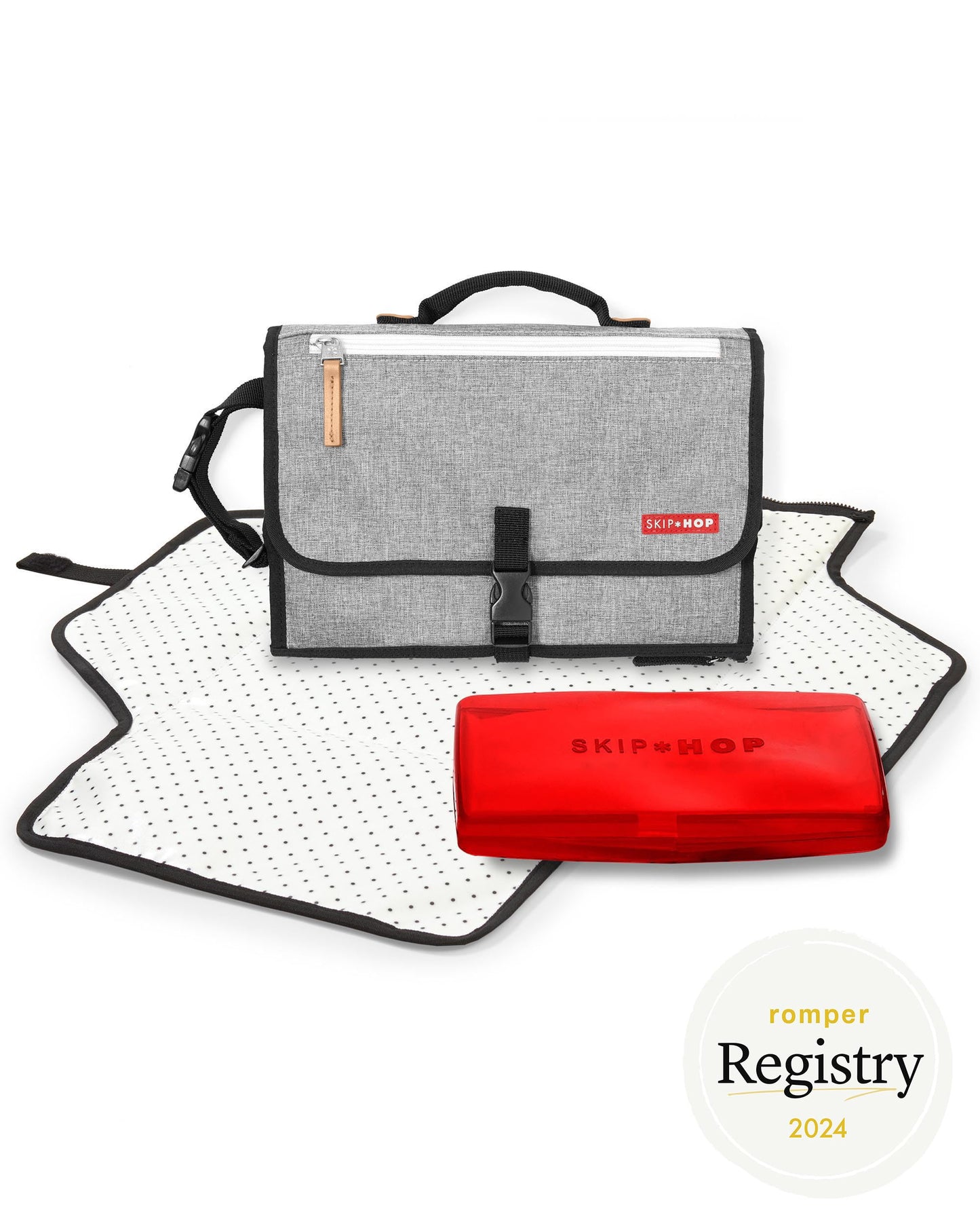 Skip Hop Portable Baby Changing Pad, Pronto, Grey Melange 🍁 All In One Marketplace Canada