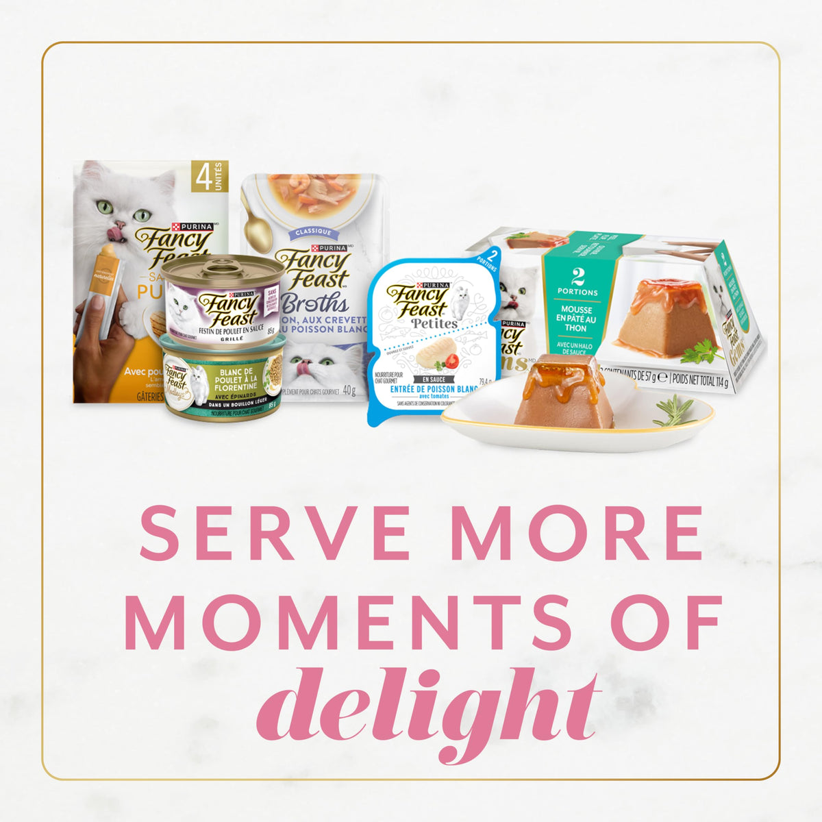 Fancy Feast Gems Wet Cat Food, Mousse Pâté with Salmon 57g (2 Pack x 8)