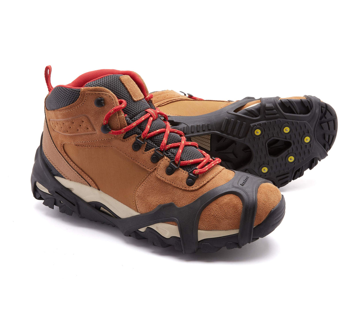 ICETRAX V3 Tungsten Winter Ice Grips for Shoes and Boots - Ice Cleats for Snow and Ice, StayON Toe, Reflective Heel L/XL (Men: 9.5-13 / Women: 11+) 🍁 All In One Marketplace Canada