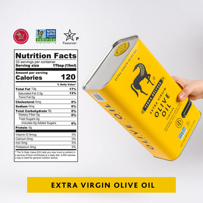 Terra Delyssa First Cold Pressed Extra Virgin Olive Oil, Single Sourced, 3 Litres (101 fl. oz) - 1 Pack, Certified Kosher. Non-GMO, Naturally Rich in Antioxidants and Polyphenols 🍁 All In One Marketplace Canada