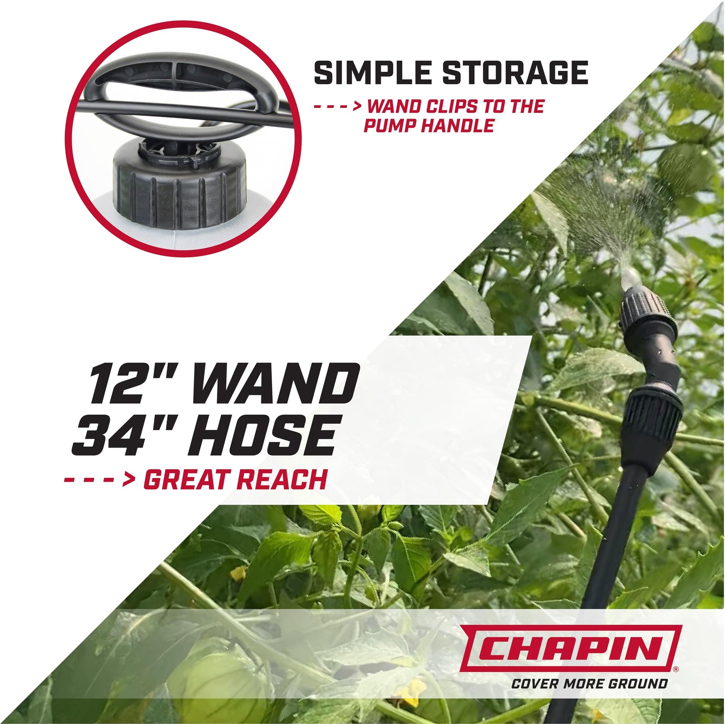 Chapin 16200 Home and Garden Poly Sprayer, 2-Gallon Chapin International