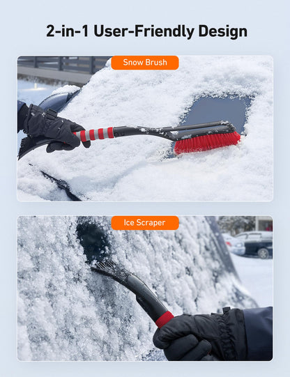 AstroAI 27" 2-in-1 Detachable Snow Brush & Ice Scrapers for Car Windshield 🍁 All In One Marketplace Canada