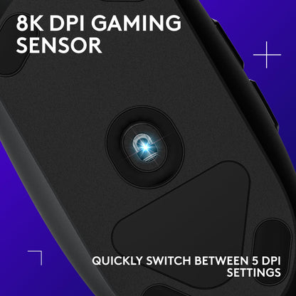 Logitech G203 Wired Gaming Mouse - Black