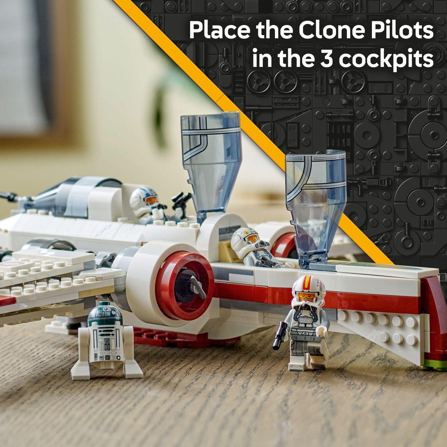 LEGO Star Wars: Revenge of The Sith ARC-170 Starfighter Spaceship Building Toy - Kids Star Wars Toy for Boys and Girls, Ages 9+ - Gift Idea for Birthdays - 75402 LEGO