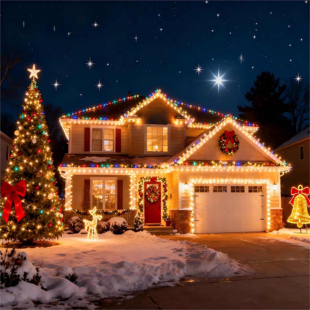 Joomer Color Changing Christmas Lights, 100FT 300LED Plugin Connectable 🍁 All In One Marketplace Canada