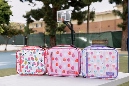 PackIt Freezable Classic Lunch Box, Sweet Strawberry