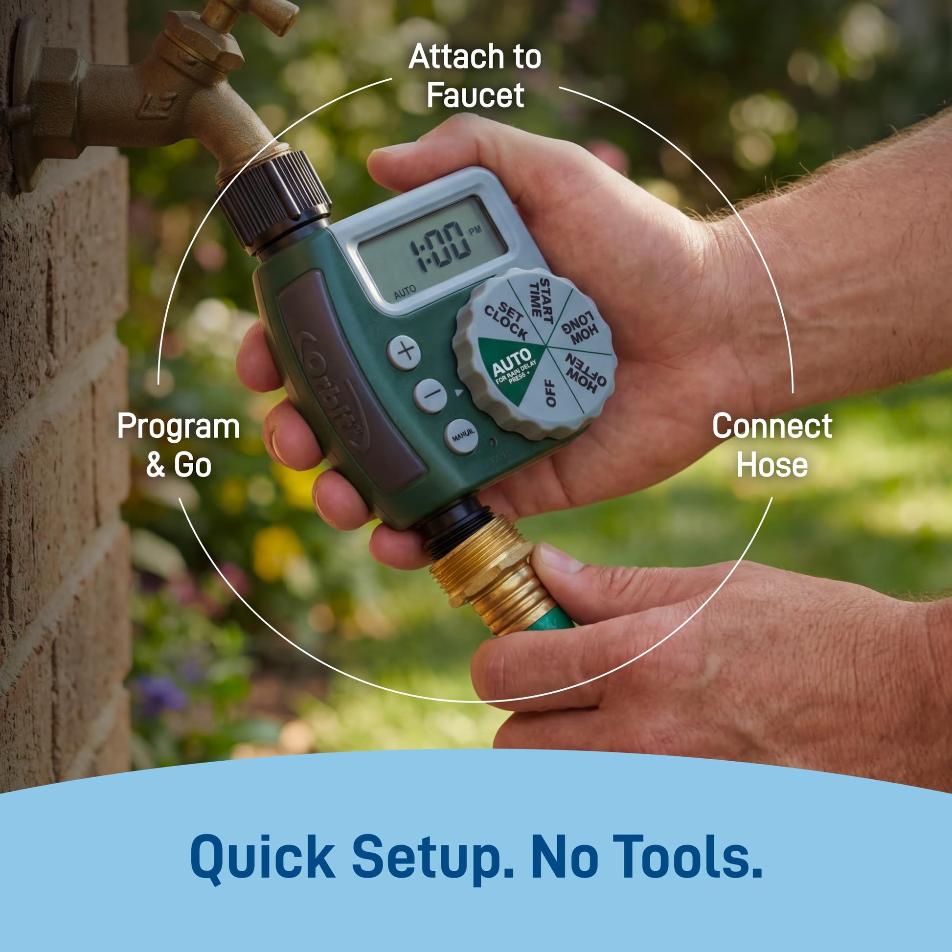 Orbit 62061Z 1-Outlet Programmable Digital Hose Watering Timer - Available at All In One Marketplace Canada
