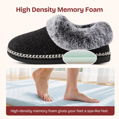 EverFoams Women's Bootie Slippers Memory Foam Dark Gray, Size 9 US 🍁 All In One Marketplace Canada