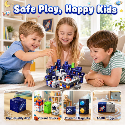 Magnetic Building Blocks, 100PCS STEM Magnet Building Cubes Boys Toys 🍁 All In One Marketplace Canada