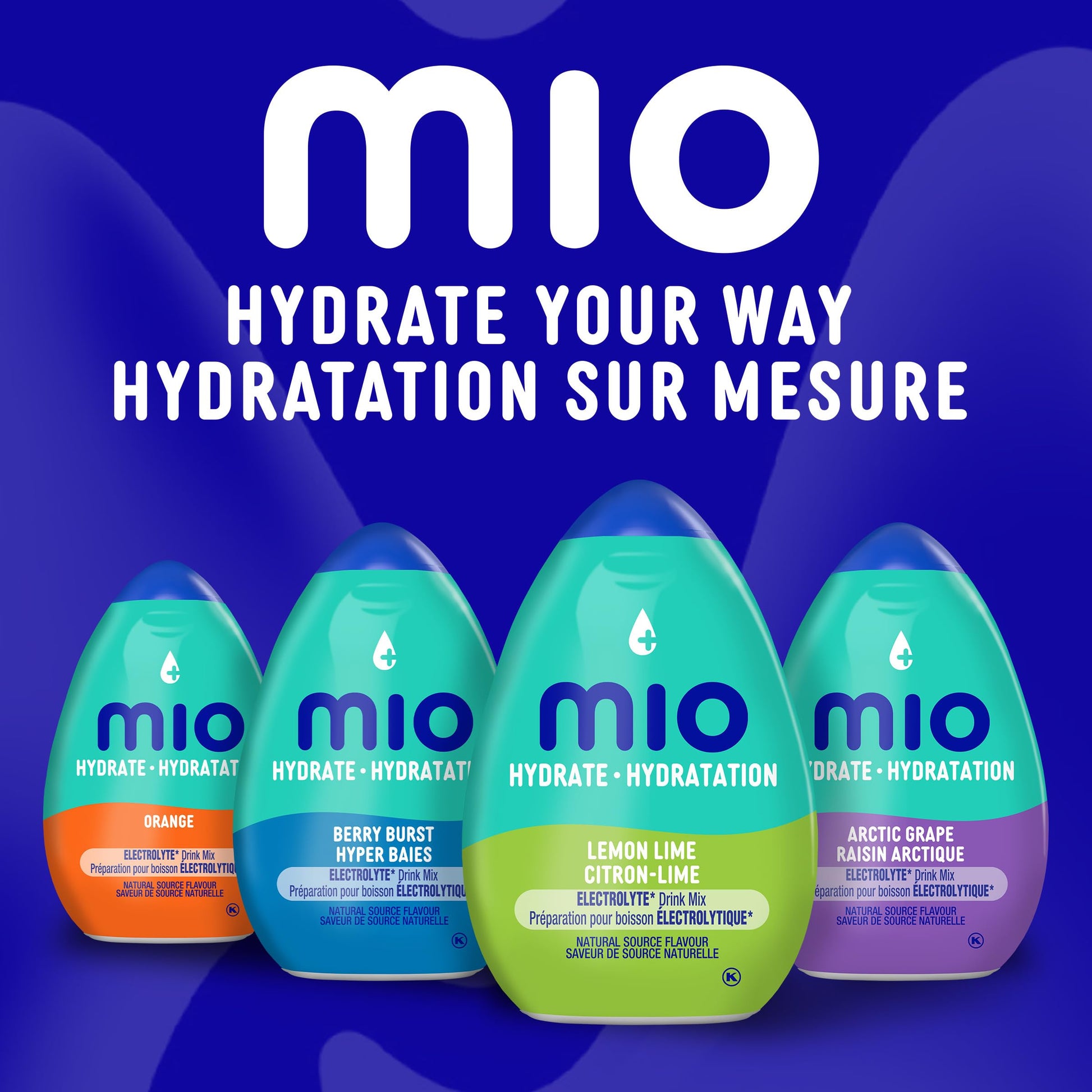 mio Sport Lemon Lime Liquid Water Enhancer, 12 ct Case Mio