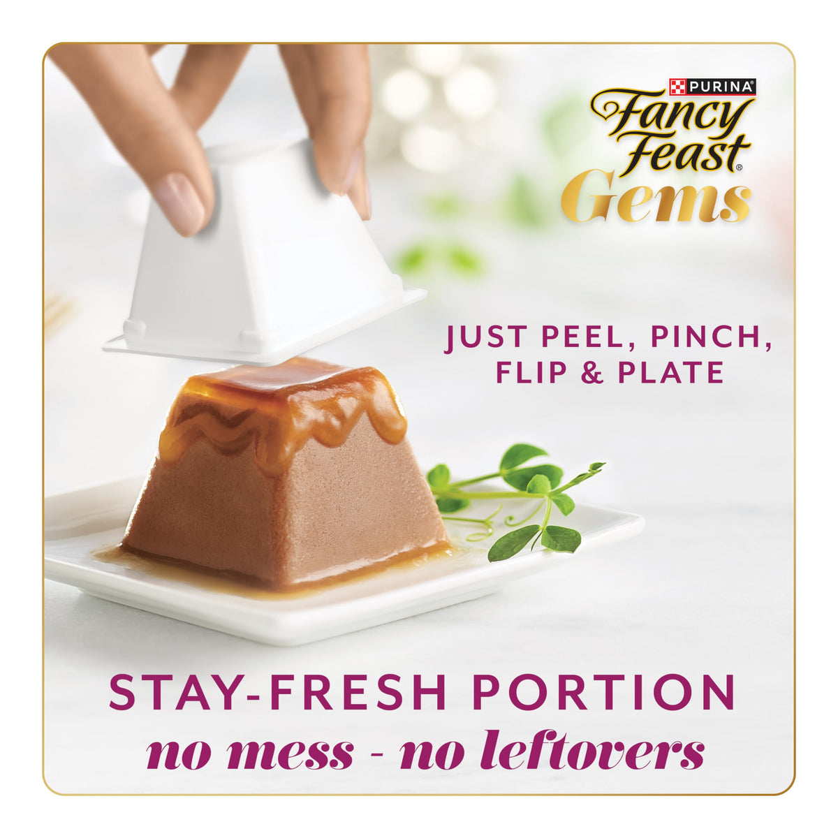 Fancy Feast Gems Wet Cat Food, Mousse Pâté with Beef 57g (2 Pack x 8)