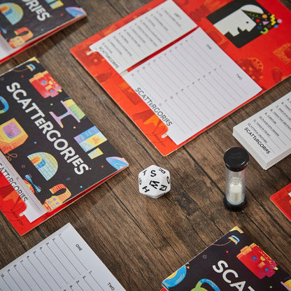 Scattergories Classic Game, Party Game for Adults and Teens Ages 13 and Up, Board Game for 2+ Players (English & French) Hasbro