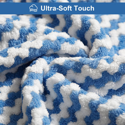 JOYMOOP Microfiber Cleaning Cloths, Dish Cloths for Washing Dishes, 18 Pack Kitchen Towels, Reusable and Washable Dish Towels for Dish Drying Washing, Absorbent Streak Free Lint Free Rags - 10" x 10" - Available at All In One Marketplace Canada