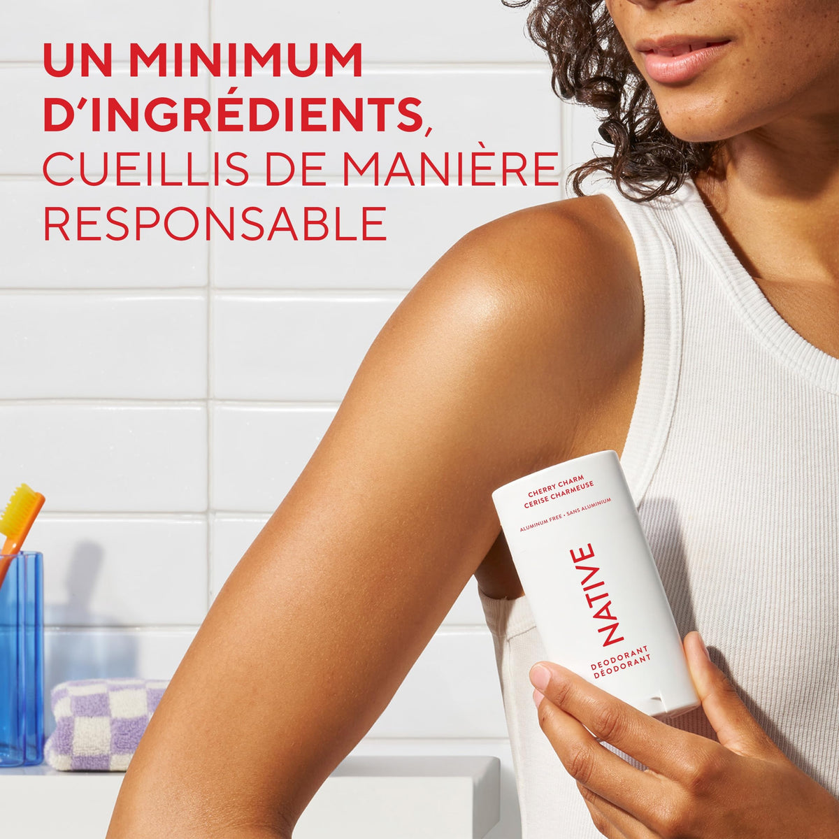 Native Aluminum-Free Deodorant, 72-Hour Protection, Cherry Charm, 75 g