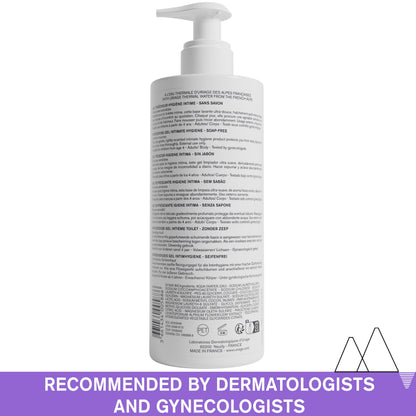 Uriage Gyn-Phy Refreshing Gel Intimate - Daily Hygiene for External Intimate Areas, Foaming Gel, Paraben-Free, Tested under Gynecological Control - 500ml Uriage