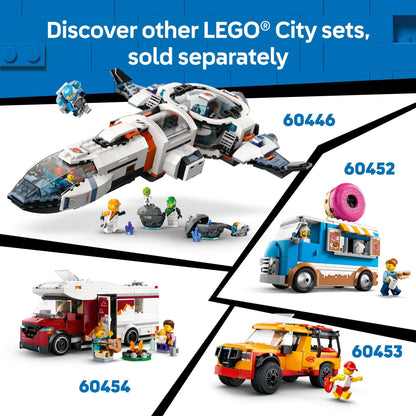 LEGO City Donut Truck Toy - Building Toy for Kids, Boys and Girls, Ages 5+ - Mobile Donut Stand with 2 Minifigures and Other Accessories - Fun Gift Idea for Birthdays and Holidays - 60452 LEGO