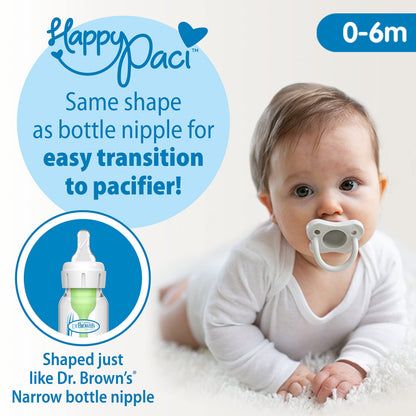 Dr. Brown's Options+ Slow Flow Preemie and Newborn Anti-Colic Bottle Set with 4oz Bottles and HappyPaci 🍁 All In One Marketplace Canada