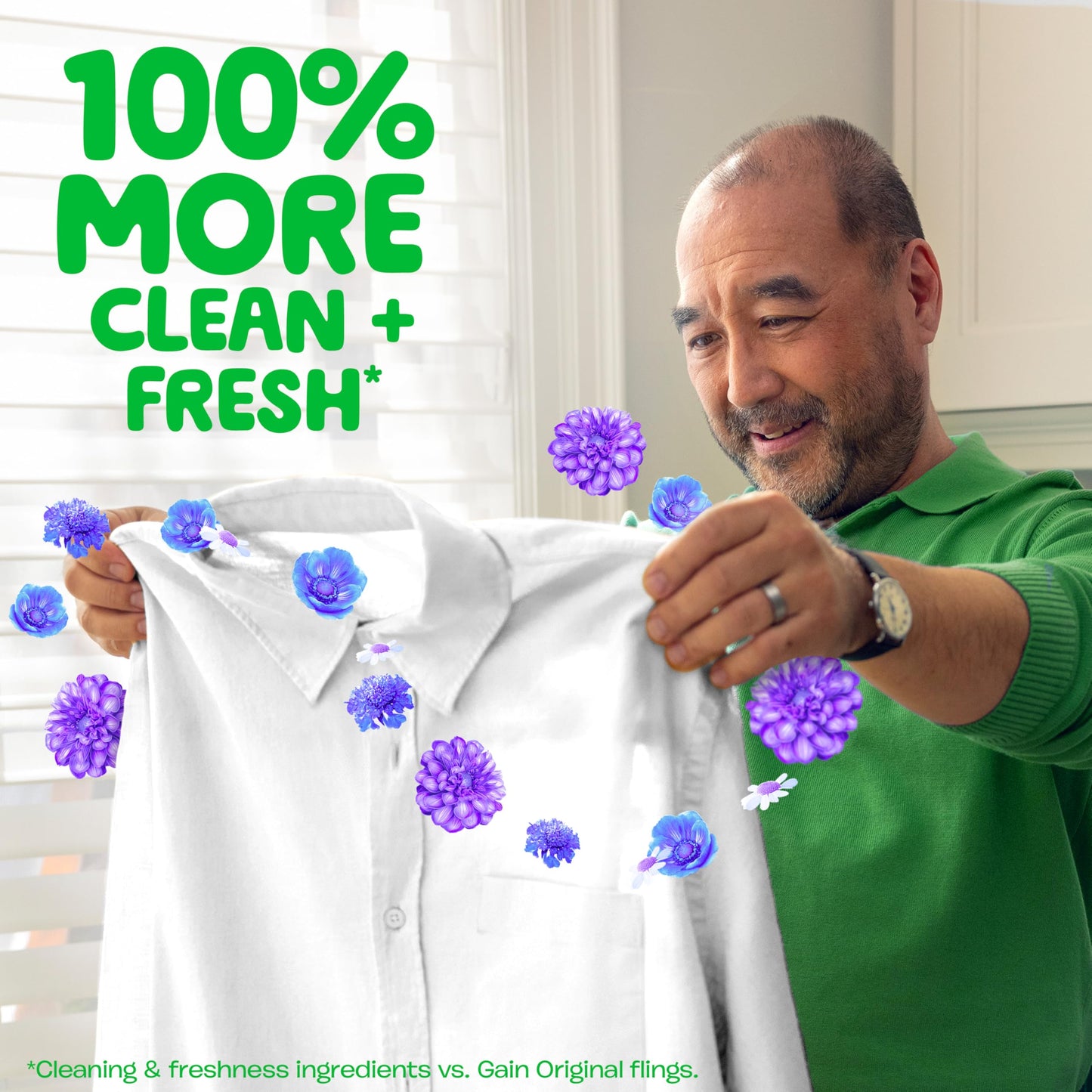 Gain Super Flings Laundry Detergent Pacs, 45 Count, Zen, irresistibly clean and fresh - Available at All In One Marketplace Canada