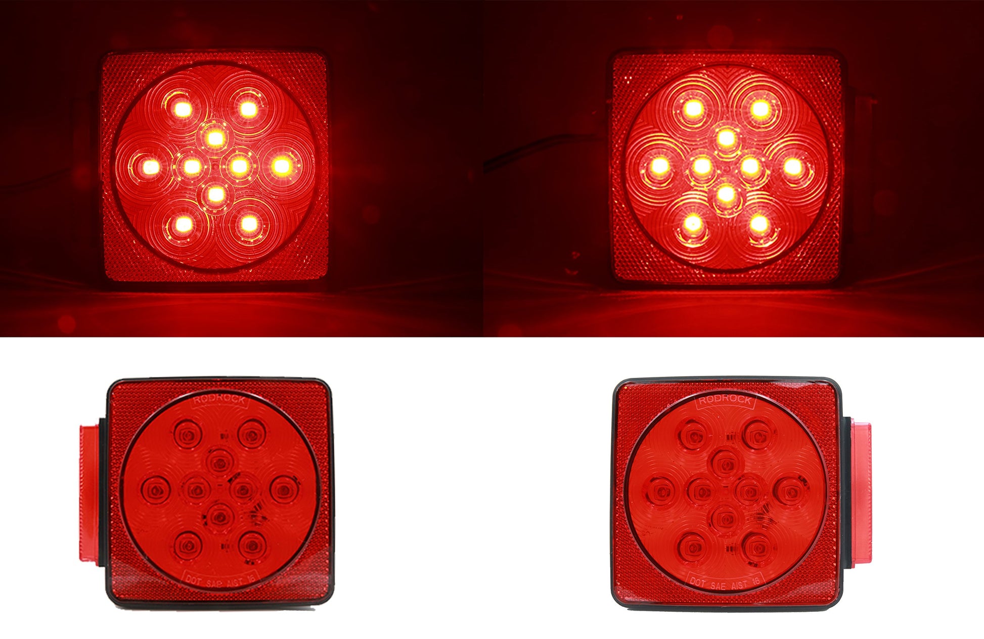 PEAKTOW PTL0101 Deluxe 12V LED Submersible Trailer Light Kit - Available at All In One Marketplace Canada