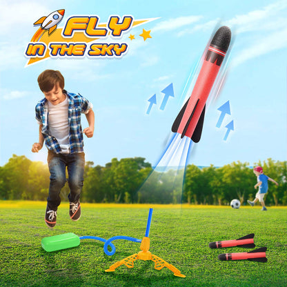 Toys for Boys Age 3-12, Notique Rocket Toy for 3-9 Year Old Boys Rocket Set Kids Toys for 3 4 5 6 7 8 9 Year Old Girls Toddler Outdoor Toy for 3-5 6-8 Christmas Birthday Gifts for Boy Girl - Available at All In One Marketplace Canada