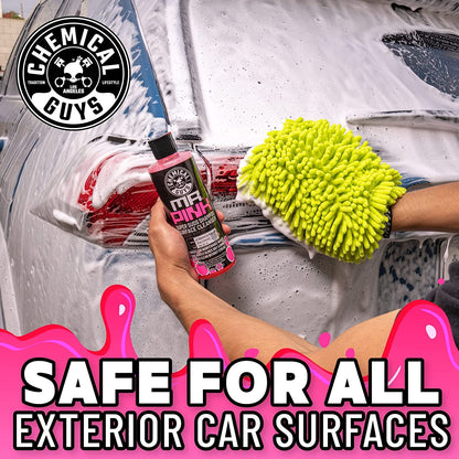 Chemical Guys Mr. Pink Foaming Car Wash Soap (Works with Foam Cannons, Foam Guns or Bucket Washes) Safe for Cars, Trucks, Motorcycles, RVs & More, 473 ml (2 Pack), Candy Scent