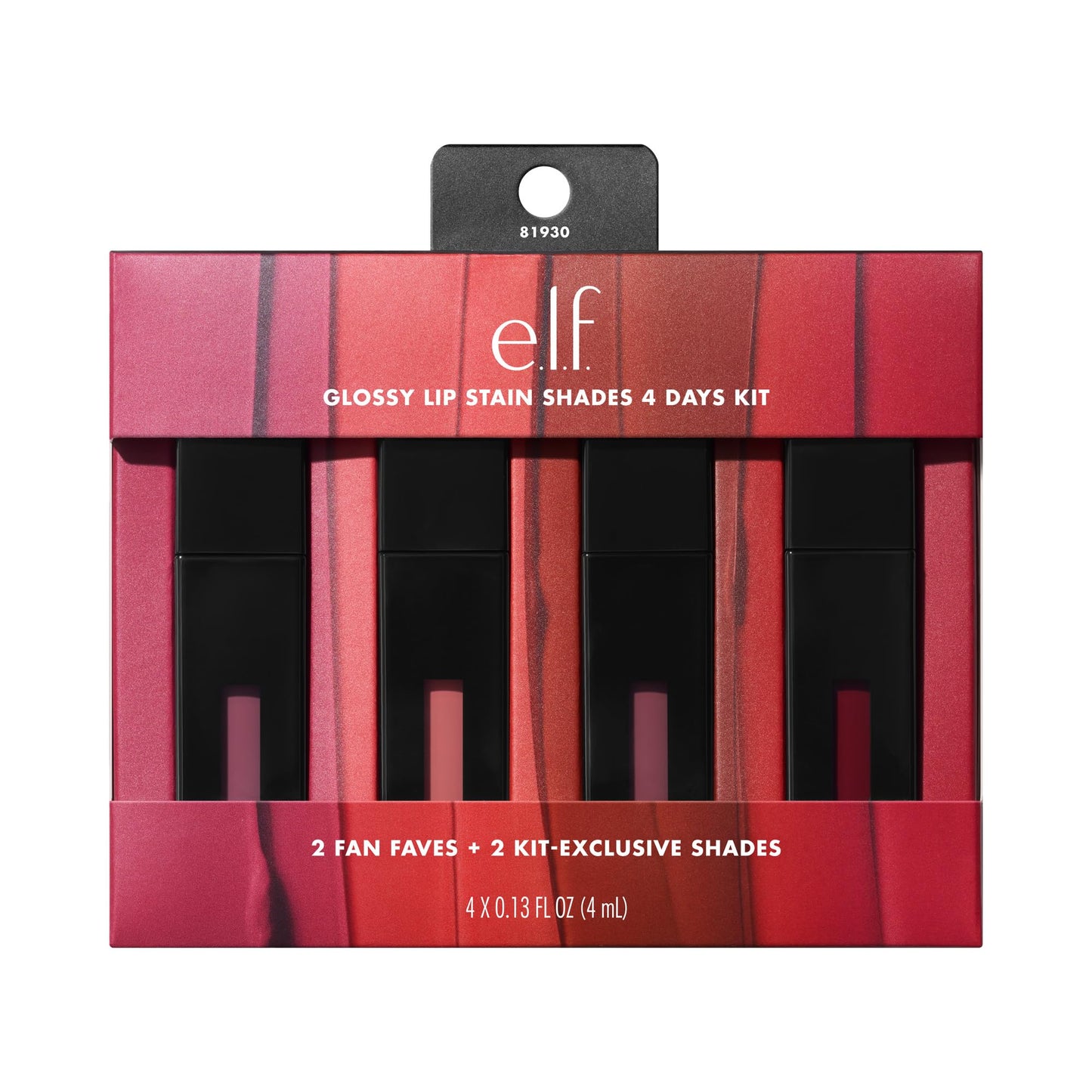 e.l.f. Glossy Lip Stain Shades 4 Days Kit e.l.f.