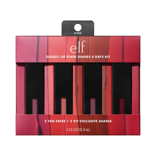 e.l.f. Glossy Lip Stain Shades 4 Days Kit e.l.f.