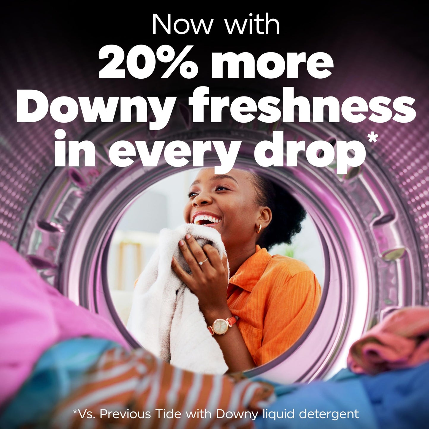Tide Plus Boost of Ultra Downy Liquid Laundry Detergent, April Fresh Scent, 83 Loads, Laundry Detergent Liquid with Long-Lasting Freshness, 3.4 L Tide