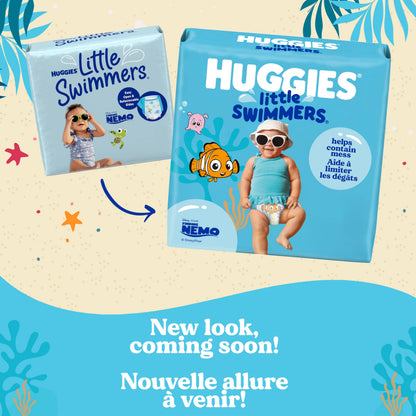 HUGGIES Little Swimmers Swim Diapers, Size 4 Medium, 24-34 lb, 11 Ct HUGGIES
