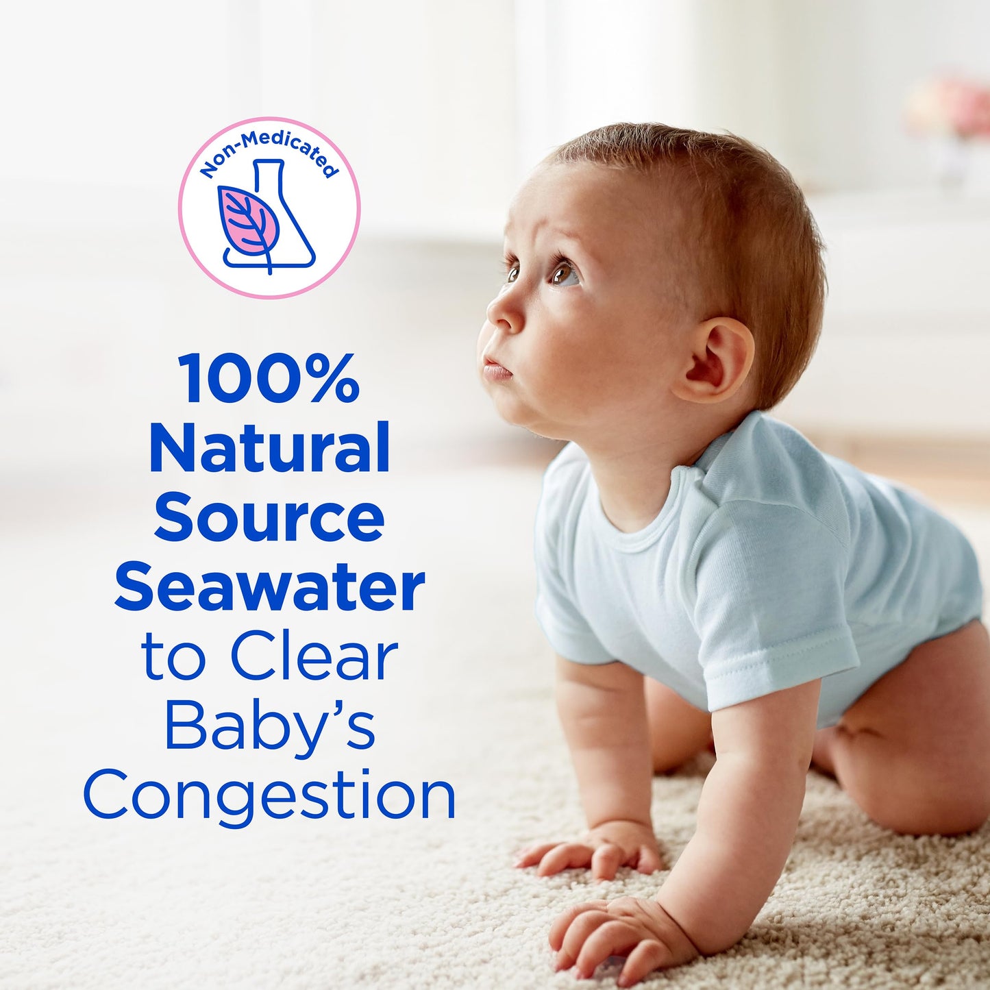 hydraSense Ultra-Gentle Mist Nasal Spray, Baby Nasal Care, 100% Natural Sourced Seawater, Preservative-Free, 210 mL 🍁 All In One Marketplace Canada