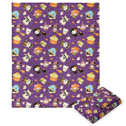 Couverture Northwest Hello Kitty Silk Touch, 50" x 70", Halloween Gold