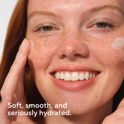Native Hydrating Facial Moisturizer for dry skin, Silicone Free, Fragrance Free, with Vitamin B3 and Shea Butter, Dermatologist Tested, 50 mL