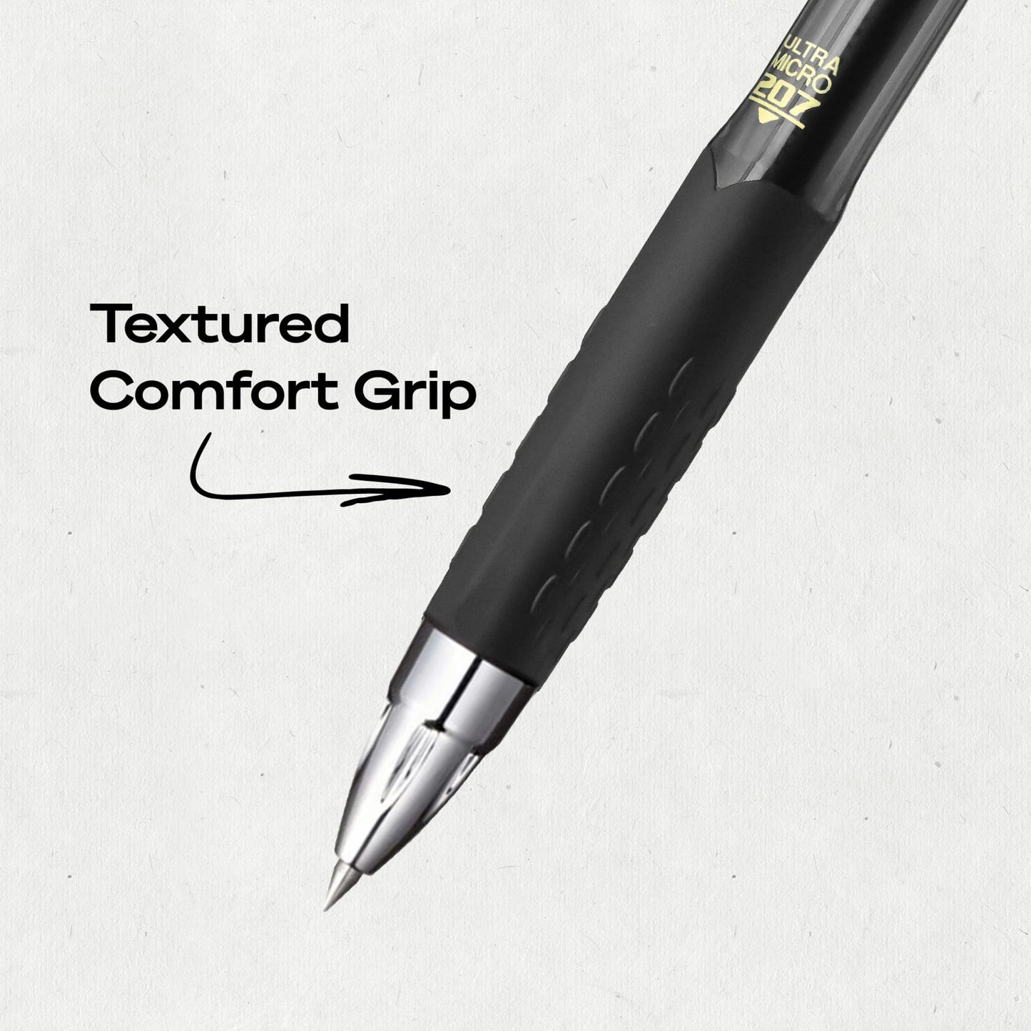 uni-ball Signo 207 Retractable Gel Pens, Ultra-Micro Point, Black Ink, 12 Count (Pack of 1) (1790922) , Packaging may vary Uni-Ball