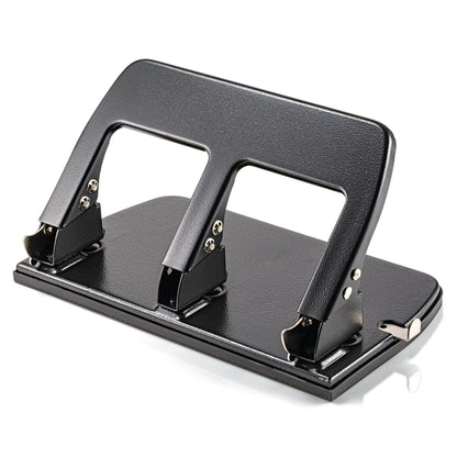 Officemate Medium Duty 3 Hole Punch with Ergonomic Handle, 30 Sheet Capacity, Black (90088) Officemate OIC