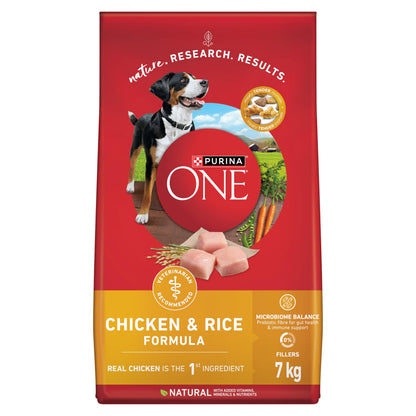 Purina ONE Dry Dog Food, Microbiome Balance with Chicken & Rice 7kg 🍁 All In One Marketplace Canada