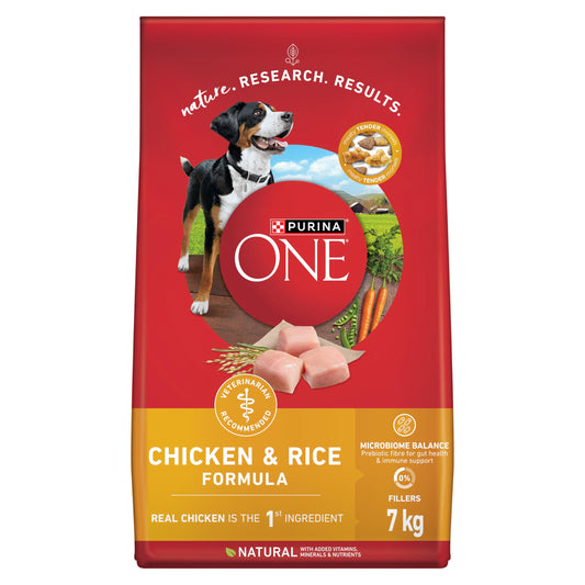 Purina ONE Dry Dog Food, Microbiome Balance with Chicken & Rice 7kg 🍁 All In One Marketplace Canada