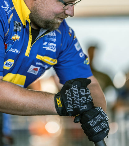 Mechanix Wear: The Original Work Glove with Secure Fit, Synthetic Leather Performance Gloves for Multi-purpose Use, Durable, Touchscreen Capable Safety Gloves for Men (Black, Large) Mechanix Wear