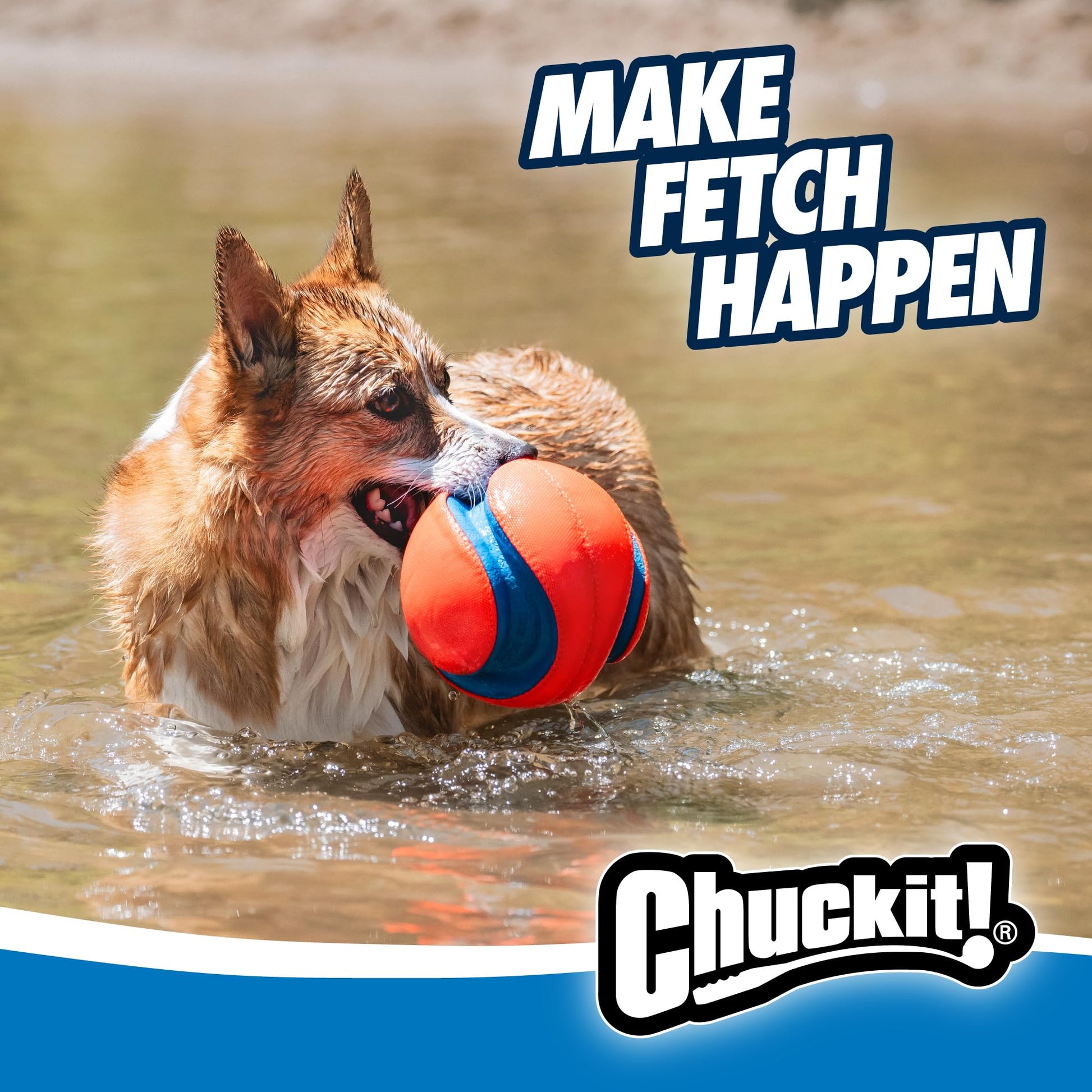 Chuckit! Large Kick Fetch Ball - Available at All In One Marketplace Canada