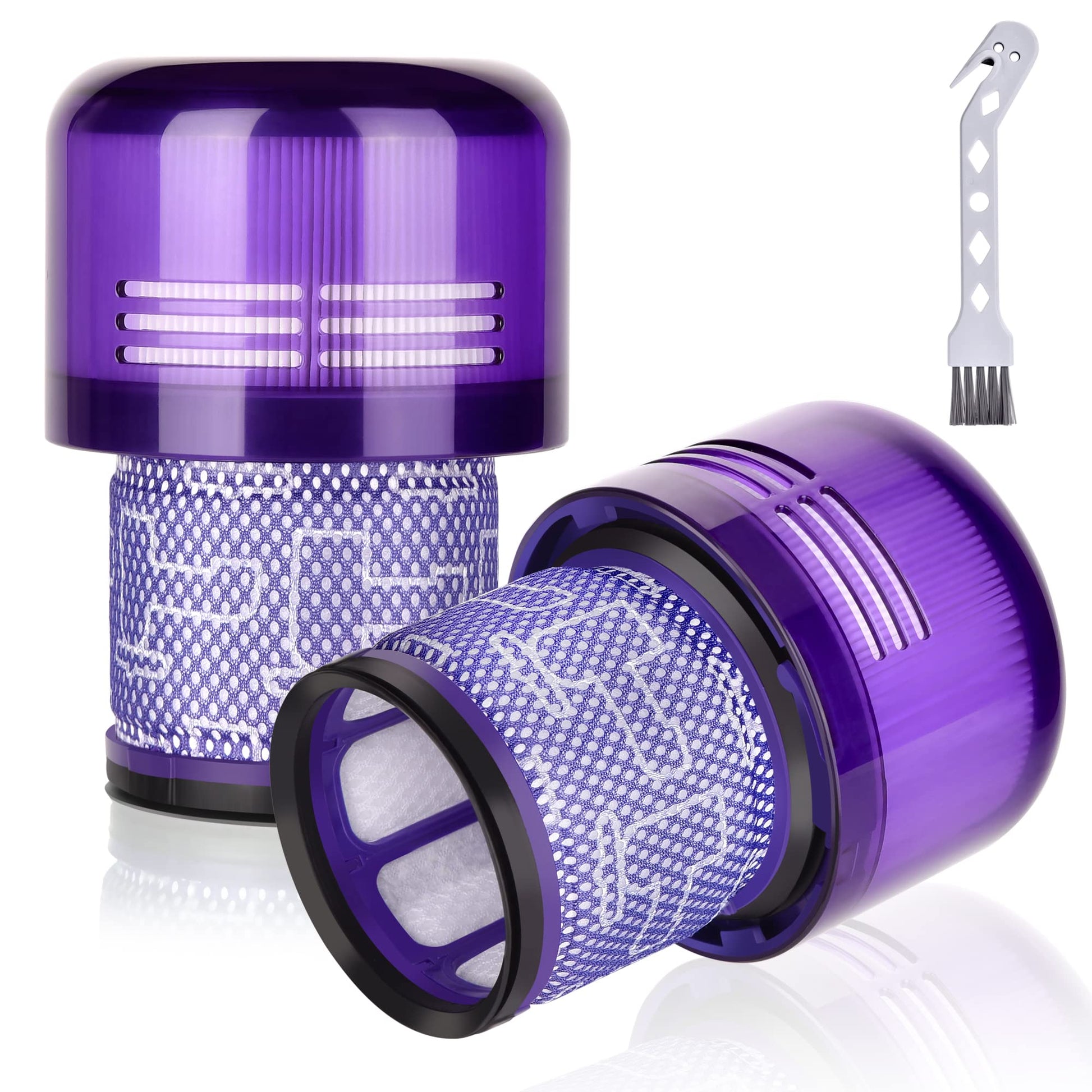 Leadaybetter Filter Replacement for Dyson V11 SV14 SV15 SV17 SV28 Animal Extra Torque Drive Complete, V15 SV22 SV47 Detect Submarine Vacuum, Compare to Part 970013-02 (2 Pack Filters) - Available at All In One Marketplace Canada