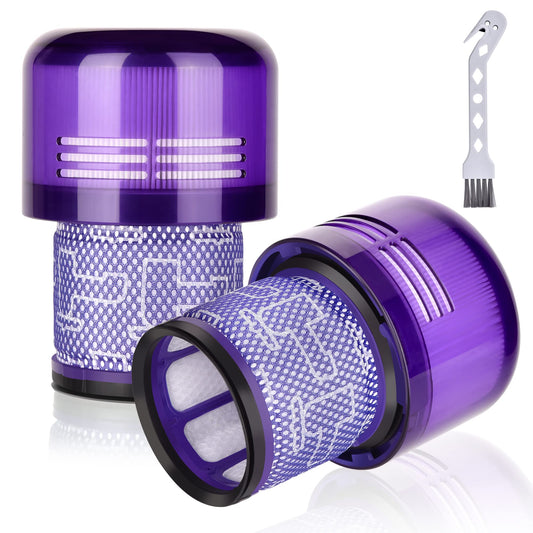 Leadaybetter Filter Replacement for Dyson V11 SV14 SV15 SV17 SV28 Animal Extra Torque Drive Complete, V15 SV22 SV47 Detect Submarine Vacuum, Compare to Part 970013-02 (2 Pack Filters) - Available at All In One Marketplace Canada