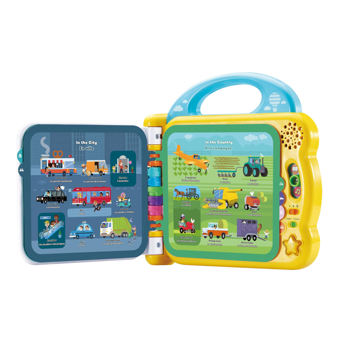 LeapFrog 100 Things That Go Book (Bilingual English-French)